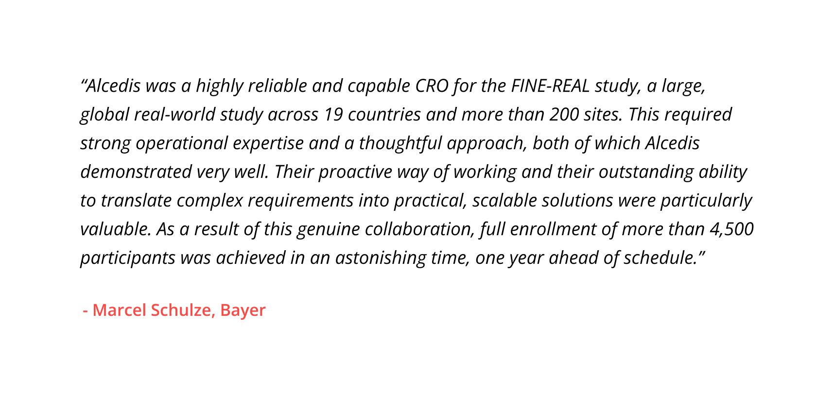 Marcel Schulze Bayer FINE-REAL Alcedis 